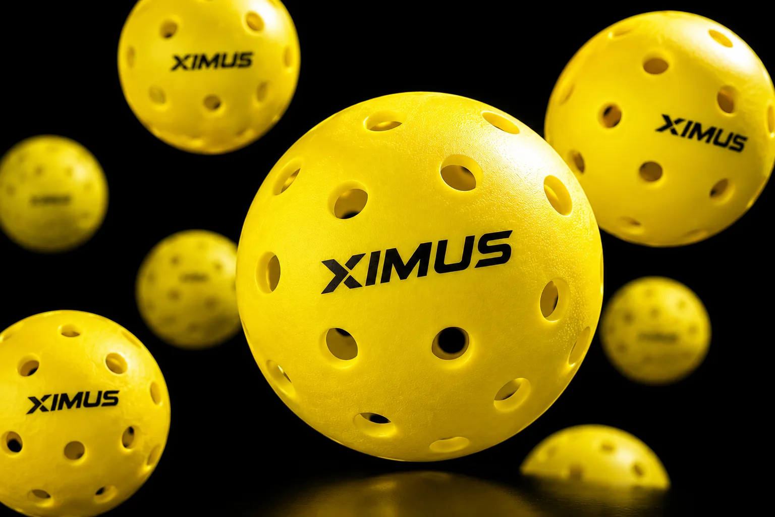 XIMUS yellow pickleball collection