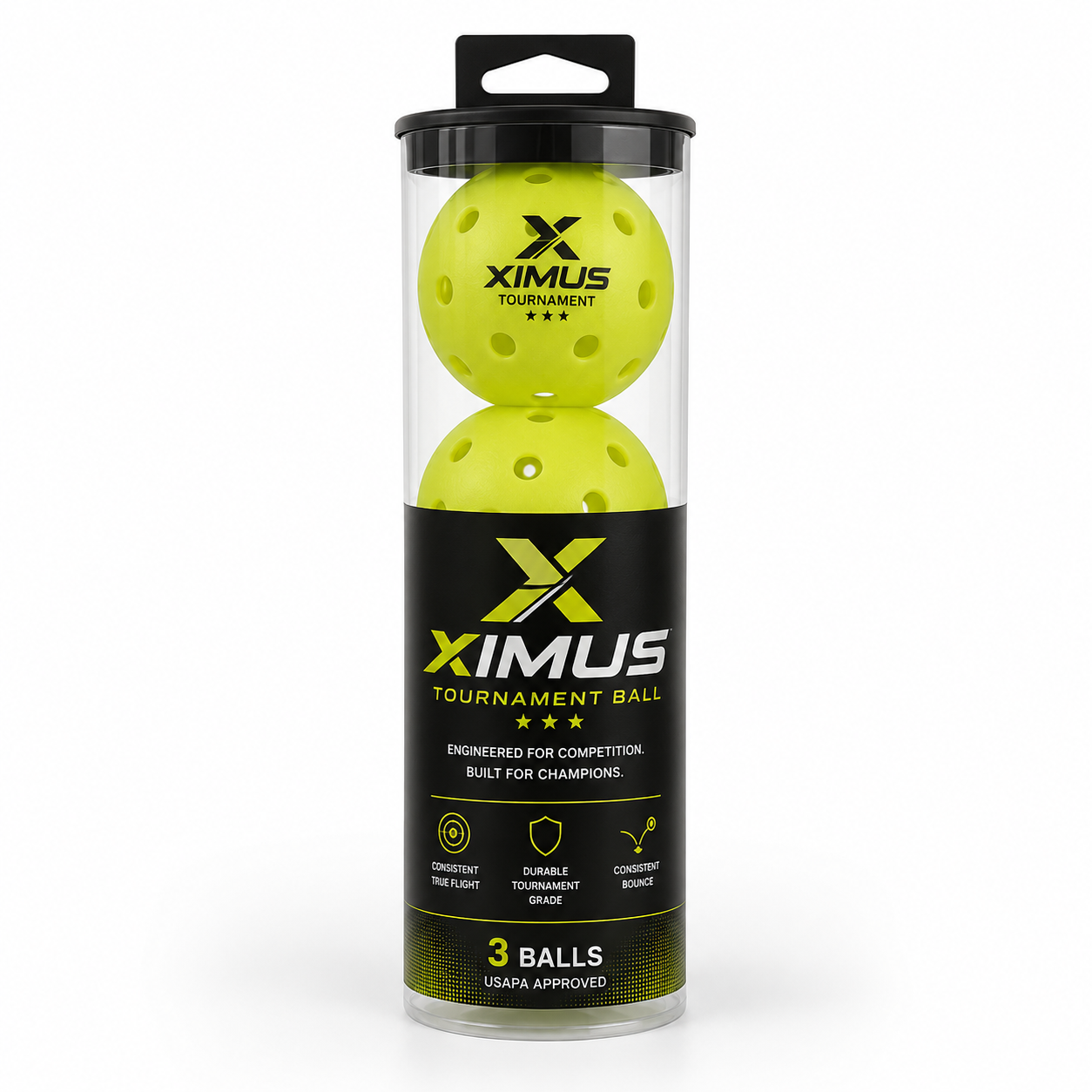 XIMUS K-40 Tournament Ball three-ball tube